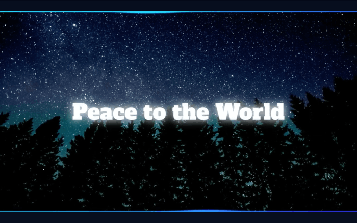 Peace to the World by Alan and Sarah Morphew